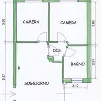 Trilocale in via luini : 500 euro