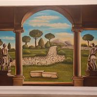 QUADRO IN TELA TROMPE-L'OEIL 