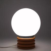 BIRILLO YELLOW LAMPADA VINTAGE ANNI 70 SPACE AGE