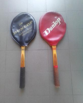 Racchette Dunlop anni '60/'70