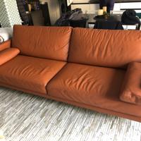 Divano in cuoio 3 posti