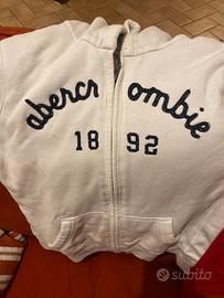 Felpe Abercrombie rossa e bianca