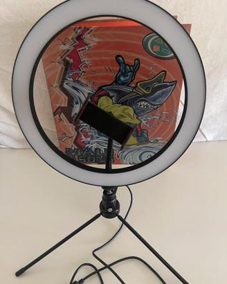 Ring Light con Treppiede Pieghevole - Economico