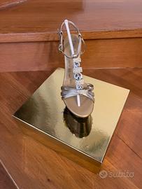 Sandalo gioiello con cristalli