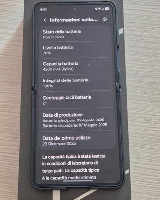 Samsung Galaxy Z flip7 256 blu NUOVO