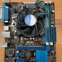 Scheda Madre ASUS H61M-D + RAM + Processore