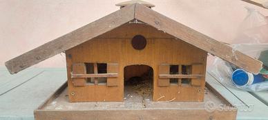 Baita  - tetto in scandole cm. 47x42x26 Scontata!