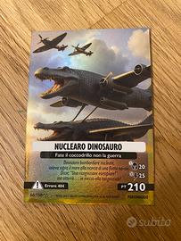Carta brainrot Nuclearo Dinosauro