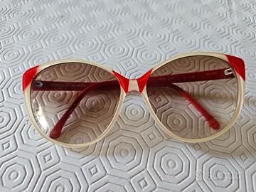 Roberta di Camerino occhiali sole Vintage bianchi 