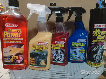 Kit pulizia auto interni ed esterno