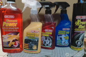 Kit pulizia auto interni ed esterno