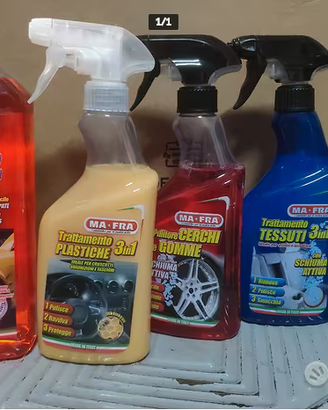 Kit pulizia auto interni ed esterno