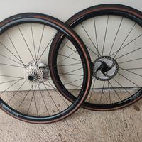 ruote complete alluminio 12v Damil gravel/strada