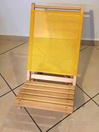 sedia legno  x mare,giardino piscina 