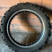 Cerchio e gomma 18 enduro/motocross