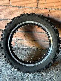 Cerchio e gomma 18 enduro/motocross