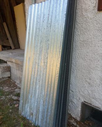 Lamiere metalliche 2x1 metri nuove, circa 50 pezzi