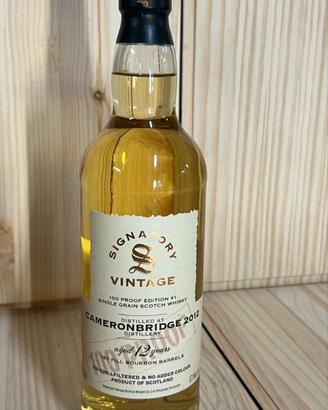 whisky signatory Cameron bridge 57,1°