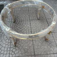 Tavolino in cristallo per salotto