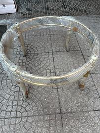 Tavolino in cristallo per salotto