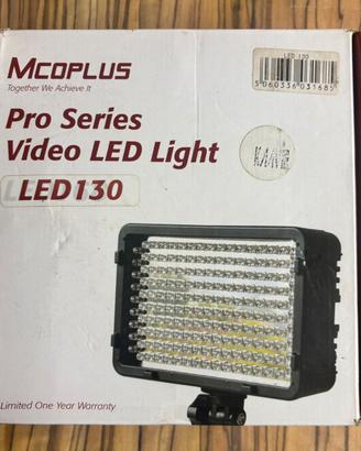 Luce per videocamera o macchina fotografica 130LED
