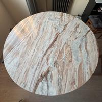 Piano tavolo rotondo in vero marmo sklum diam. 120
