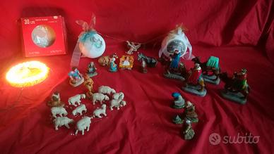 presepe in legno scolpito a mano - val di fiemme