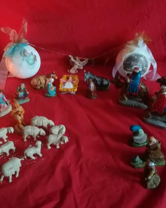 presepe in legno scolpito a mano - val di fiemme
