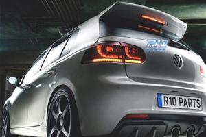FANALI VOLKSWAGEN VW GOLF 6 LOOK R FULL LED DINAMI
