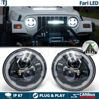 FARI Full LED Per JEEP WRANGLER TJ Angel OMOLOGATI