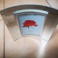 Portafoto curvo con cornice a specchio