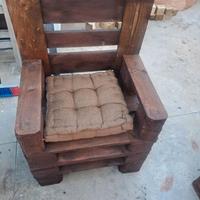 Poltrone fatte con le  pedane