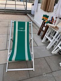 sedie e sdraio da mare