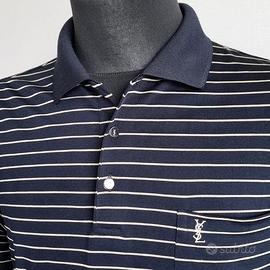 Polo vintage YVES SAINT LAURENT 100% seta