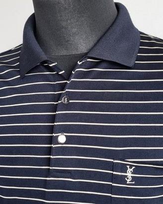 Polo vintage YVES SAINT LAURENT 100% seta