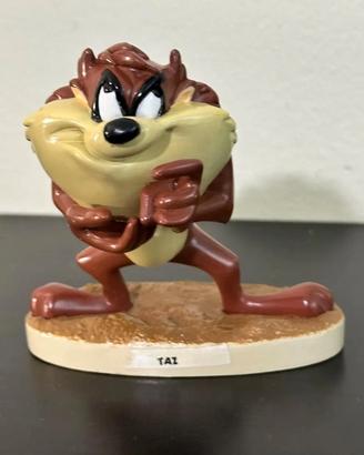 statuetta vintage di Taz Tasmania, cartone Warner