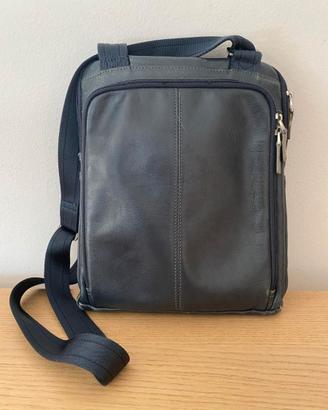 Borsello Piquadro in pelle da uomo colore blu