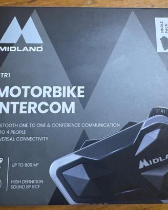 Interfono Moto Midland BTR1 confezione Singola
