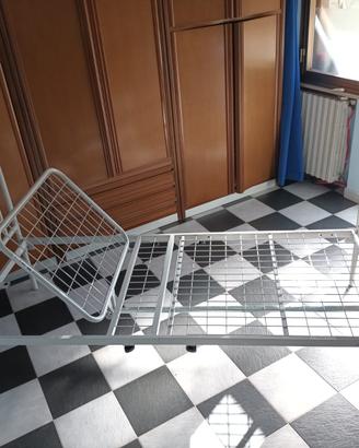 Letto Ortopedico disabili  a manov. +Coppia Sponde