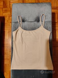 top/sotto giacca donna beige