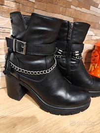 Tronchetto refresh tg 39, tacco comodo da 8 cm