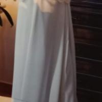 abito da sposa in catin di seta 