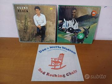 Lotto 3 Vinili LP Country 