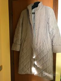 Piumino Cappotto Invernale Donna Beige Chiaro 42