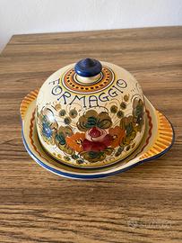 Portaformaggio in ceramica