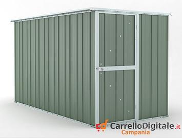 Deposito attrezzi giardino 175x307cm 5,4mq verde