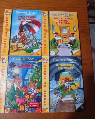Lotto 4 libri Geronimo Stilton 