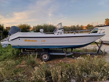 Fisherman 5,50 + Yamaha 40/60 4T – pronta all’uso