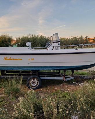 Fisherman 5,50 + Yamaha 40/60 4T – pronta all’uso