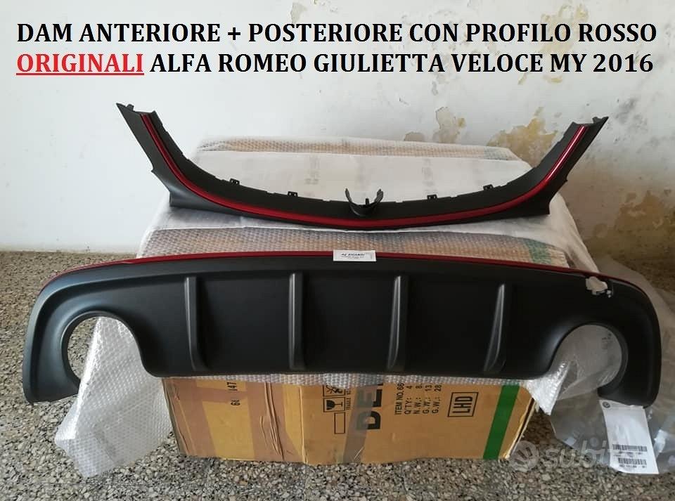 Profilo Adesivo Rosso Per Alfa Romeo Giulietta - Decorazione DAM Anteriore/Posteriore, 5 Metri Con Adesivo 3M - Foto 8